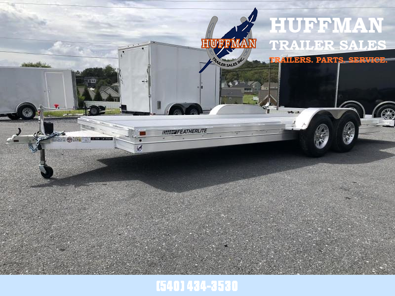 Featherlite 20ft Car Trailer with Skid Loader Package Featherlite 20ft Car Trailer with Skid Loader Package