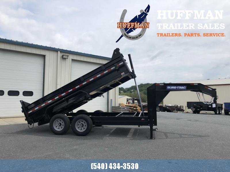 Sure-Trac 7 x 14 2-7K Low Profile Goose Telescopic Dump Trailer Sure-Trac 7 x 14 2-7K Low Profile Goose Telescopic Dump Trailer