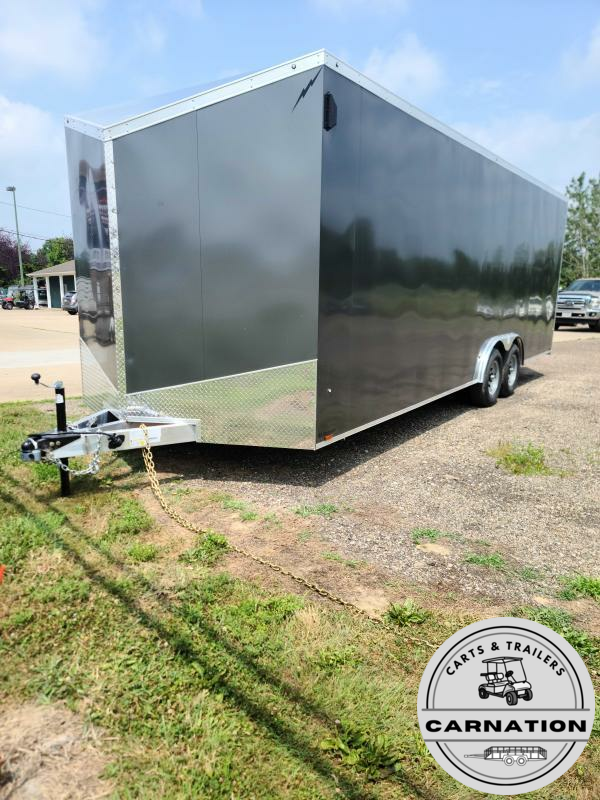 Brand New Rance Aluminum Trailers Gray LTFCH824TA3 Extra Height