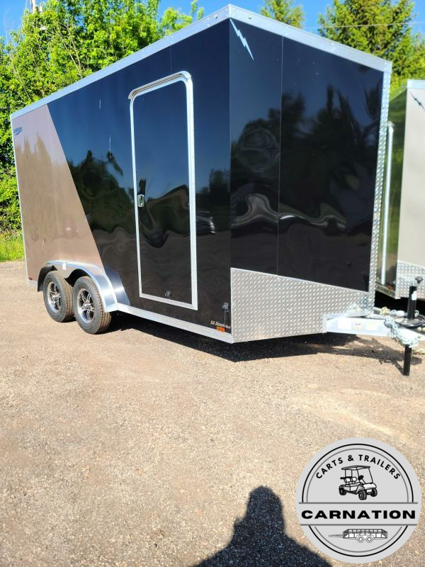 Brand New Rance Aluminum Trailers BLACK/BRONZE LTF714TA2 Extra Height Enclosed Cargo Trailer