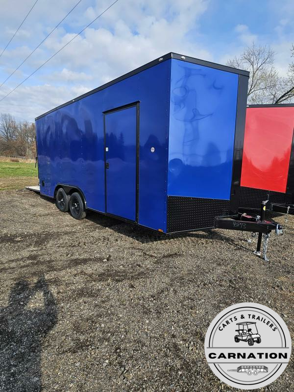 2024 SPARTAN CARGO TRAILERS BLUE 8.5X18 Enclosed Cargo Trailer