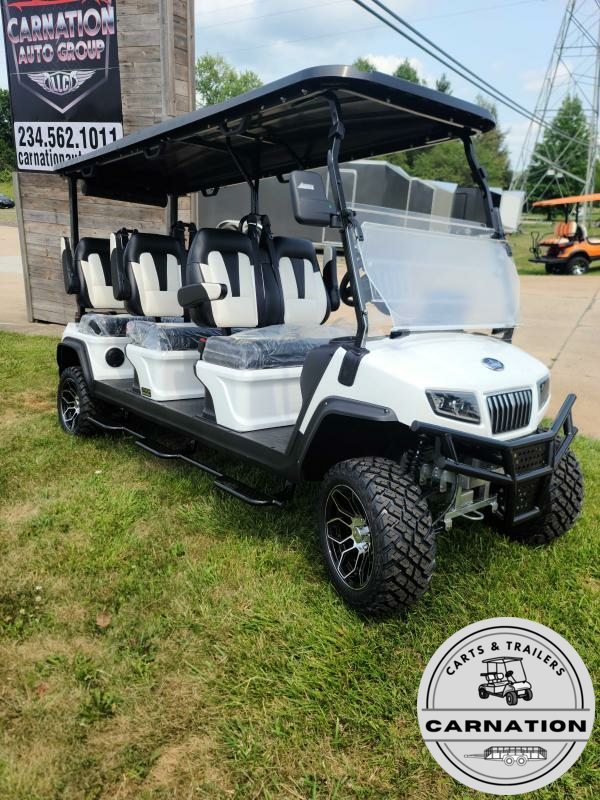 2023 Evolution D5 F6 LIFTED 6 Passenger Golf Cart Trailers, Golf