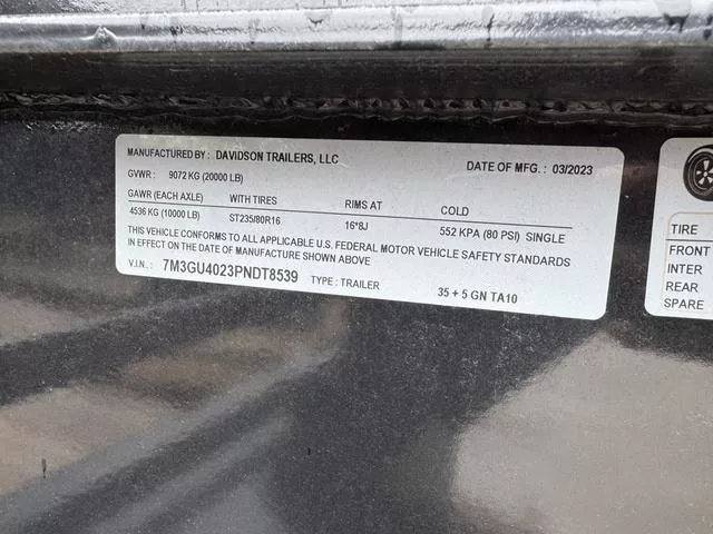 used Equipment / Flatbed Trailers Davidson Trailers  for sale, in Milan, TN Thumbnail 2