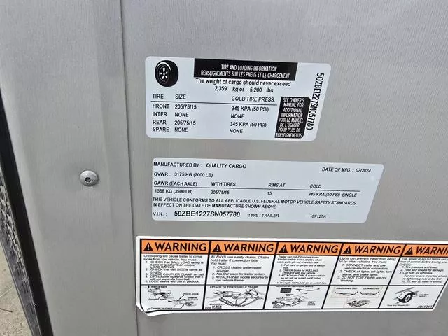 used Cargo (Enclosed) Trailers Quality Cargo  for sale, in Milan, TN Thumbnail 12