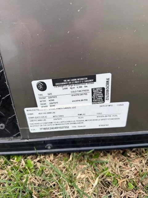 used Cargo (Enclosed) Trailers Steel Pines Cargo  for sale, in Milan, TN Thumbnail 7