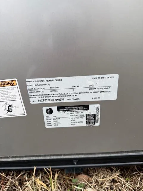 used Cargo (Enclosed) Trailers Quality Cargo  for sale, in Milan, TN Thumbnail 7