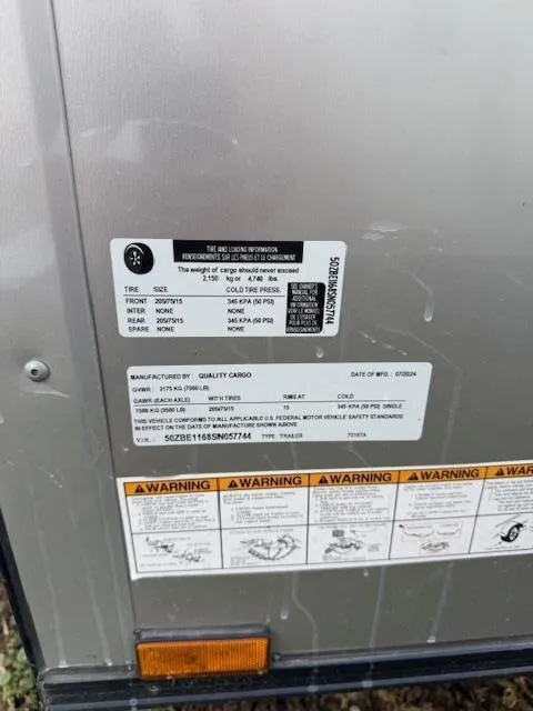 used Cargo (Enclosed) Trailers Quality Cargo  for sale, in Milan, TN Thumbnail 7