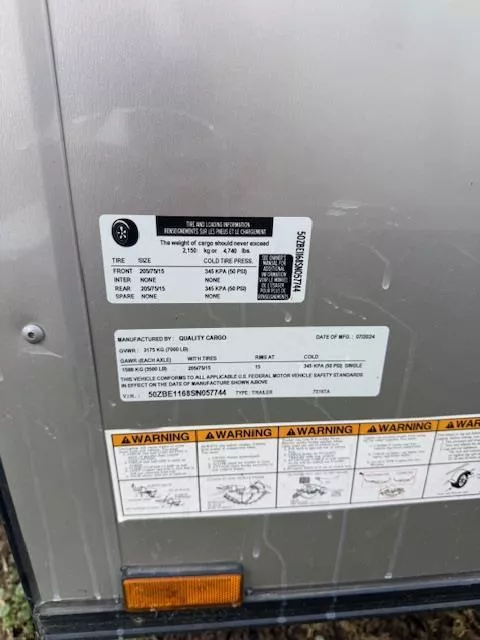 used Cargo (Enclosed) Trailers Quality Cargo  for sale, in Milan, TN Thumbnail 7