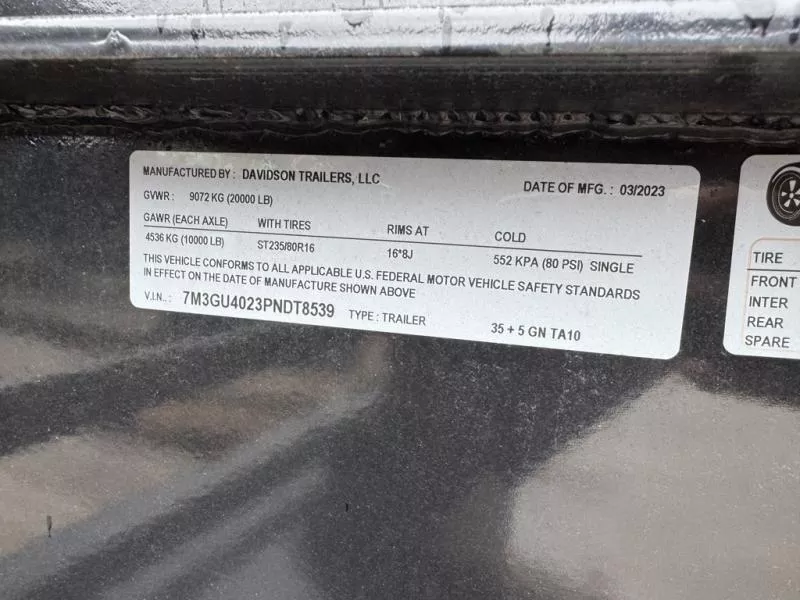 used Equipment / Flatbed Trailers Davidson Trailers  for sale, in Milan, TN Thumbnail 2