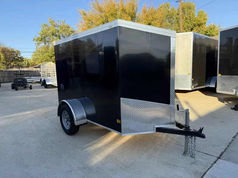 2026 Used American Hauler 5x8 SA Screwless Enclosed Trailer | 5'6" Interior | 907