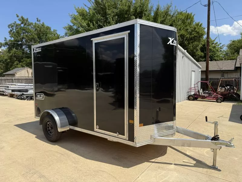 2026 New Alcom Xpress XLT 6x12 SA Aluminum Screwless Enclosed Trailer | 6'7" Interior | 4-Year Nationwide Warranty!
