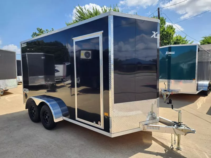 2026 New Alcom Xpress XLT 7x14 TA Screwless Enclosed Trailer | 7'1" Interior