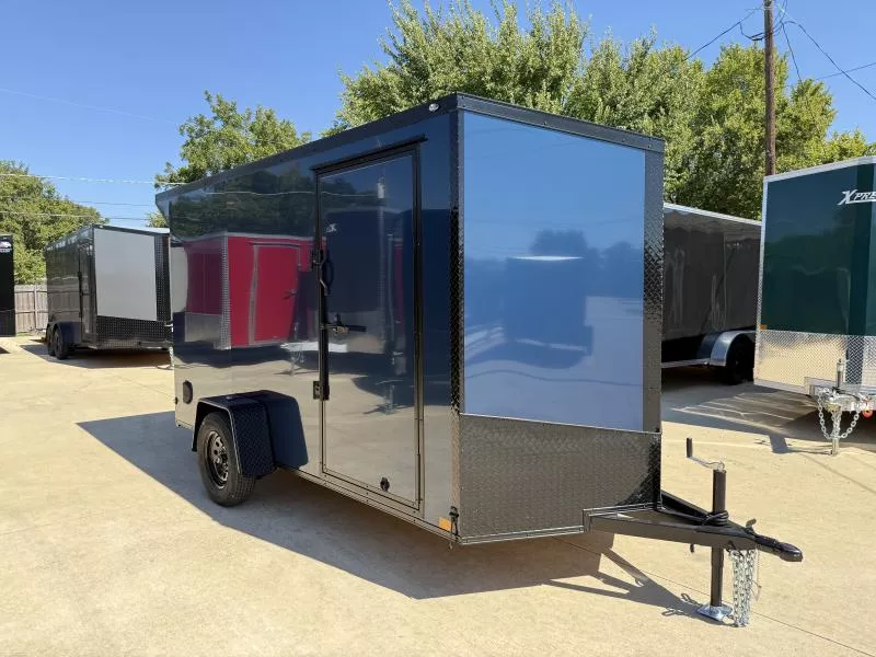2026 New 6x12 SA Screwless Enclosed Trailer | Blackout | Spoiler Package | .08 Polycor | 849