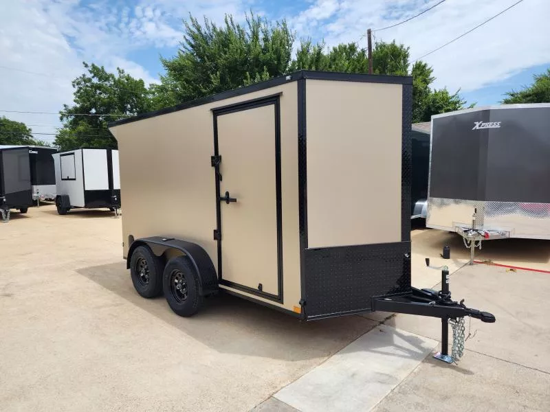  2026 New 6x12 TA Screwless Enclosed Trailer | Blackout | Spoiler Package | .08 Polycor