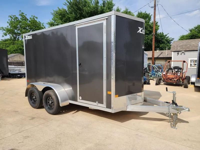 2025 Alcom Xpress XLT 6X12 TA Aluminum Screwless Enclosed Trailer