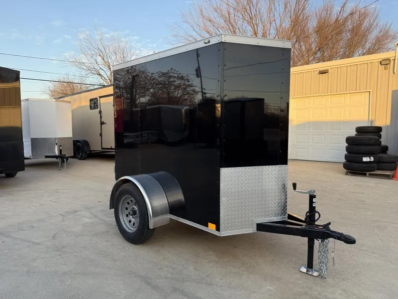 2026 New 4x6 SA Enclosed Trailer | 5'6" Interior | .08 Polycor | 980