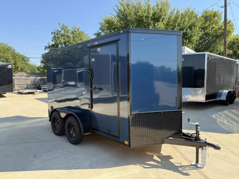 2026 New 6x12 TA Screwless Enclosed Trailer | Blackout | Spoiler Package | .08 Polycor | 836