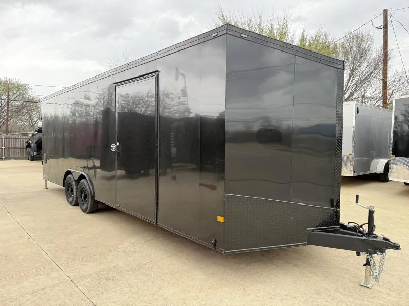 2026 New American Hauler 8.5x24 TA3 Screwless Enclosed Trailer | Blackout | Spoiler Package | 7' Interior | 10k | 3-Year Nationwide Warranty | 815