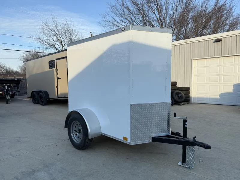 2026 New 4x6 SA Enclosed Trailer | 5'6" Interior | .08 Polycor | 981
