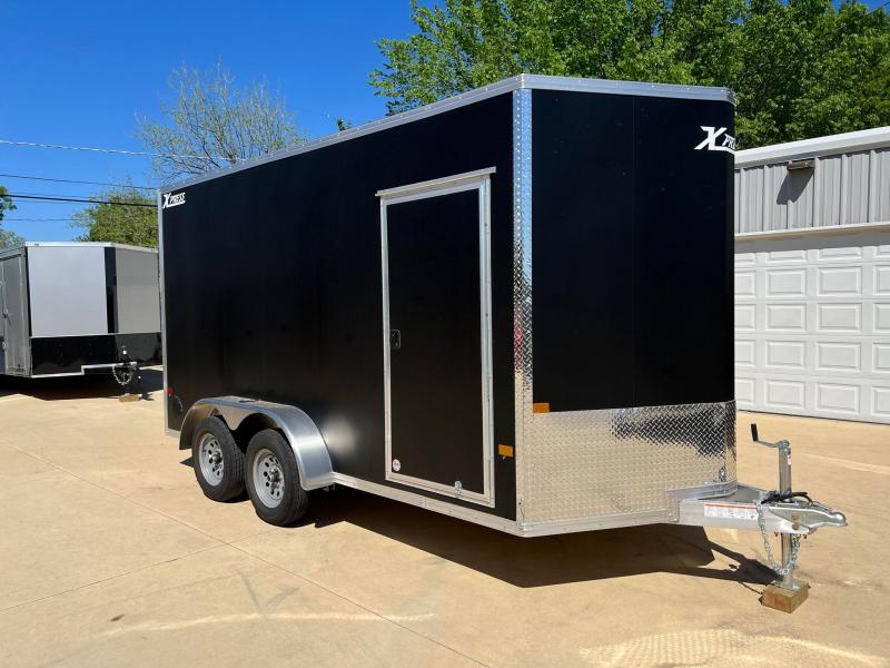 2024 Alcom Xpress 7x14 TA Aluminum Screwless Enclosed Trailer | 4-Year Warranty