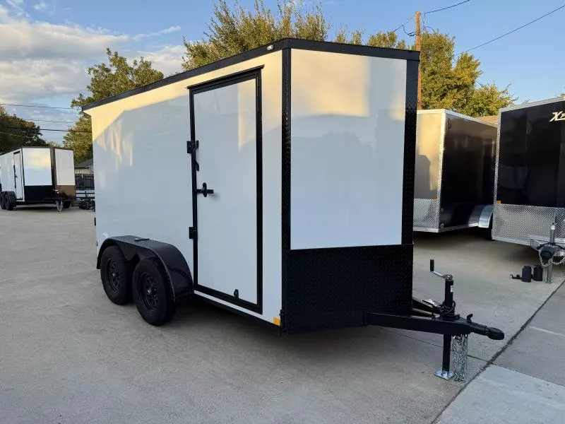 2026 New 6x12 TA Screwless Enclosed Trailer | Blackout | Spoiler Package | Barn Doors | .08 Polycor | 892