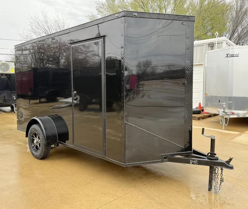 2026 New 6x12 SA Screwless Enclosed Trailer | Blackout | .08 Exterior | 1021
