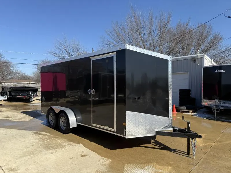 2026 NEW AMERICAN HAULER 7x16 TA SCREWLESS ENCLOSED TRAILER | SPOILER PACKAGE | 6'6" INTERIOR | 3-YEAR NATIONWIDE WARRANTY! | 969