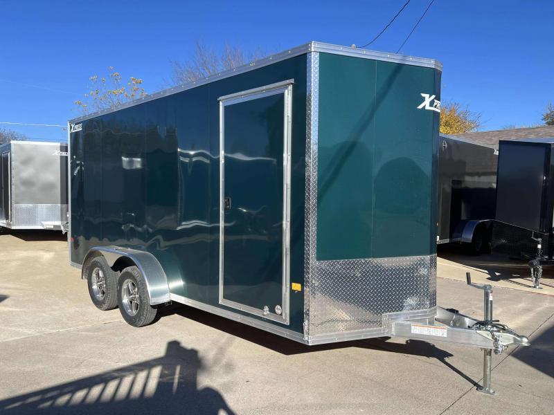 2025 Alcom Xpress XLT 7x16 Aluminum Screwless Enclosed Trailer | 4-Year Warranty!