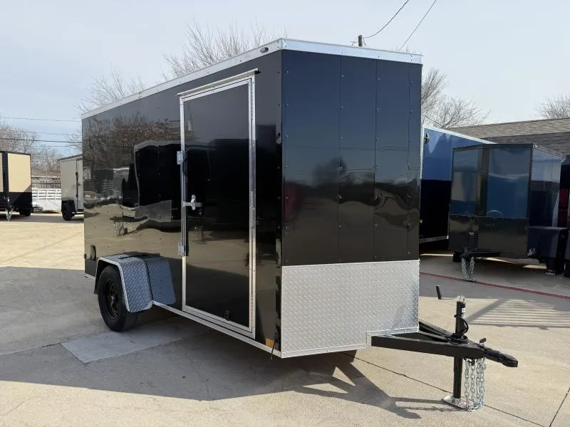 2026 New 6x12 SA Enclosed Trailer | .08 Polycor | Dexter Axle |  989
