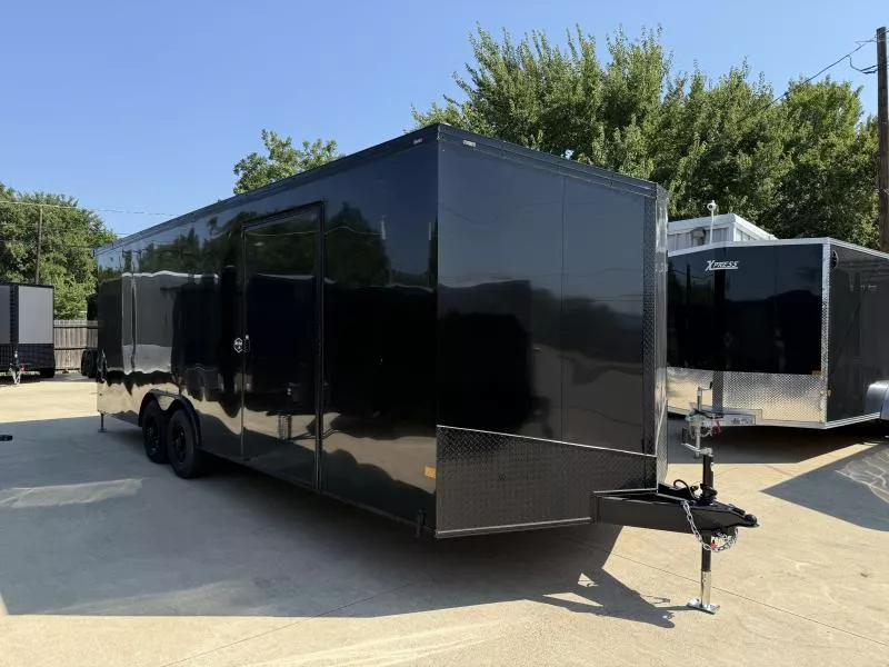 2026 New 8.5x24 TA3 Screwless Enclosed Trailer | Blackout | Spoiler Package | 7' Interior | 10k | 3-Year Nationwide Warranty | #815