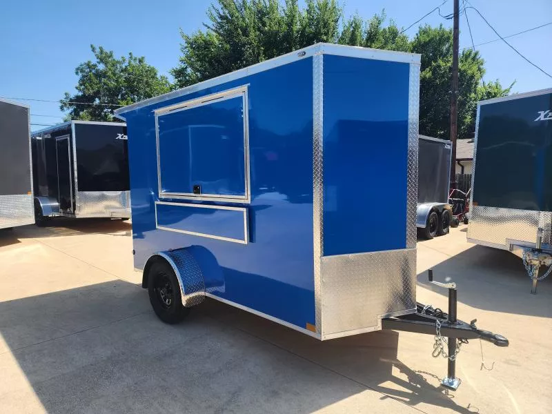 2026 New 5x10 SA Screwless Vending Enclosed Trailer | Spoiler Package | .08 Polycor