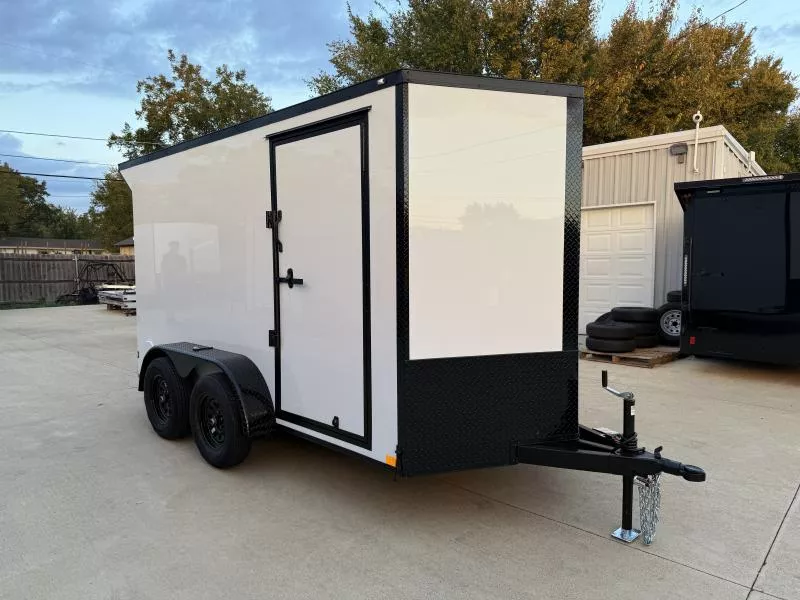 2026 New 6x12 TA Screwless Enclosed Trailer | Blackout | Spoiler Package | .08 Polycor |  890
