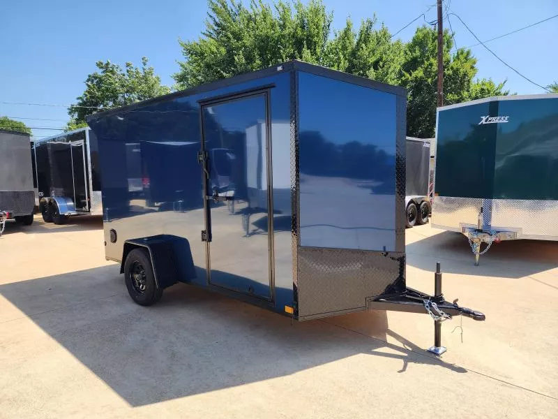 2026 New 6x12 SA Screwless  Enclosed Trailer | Blackout | Spoiler Package | .08 Polycor