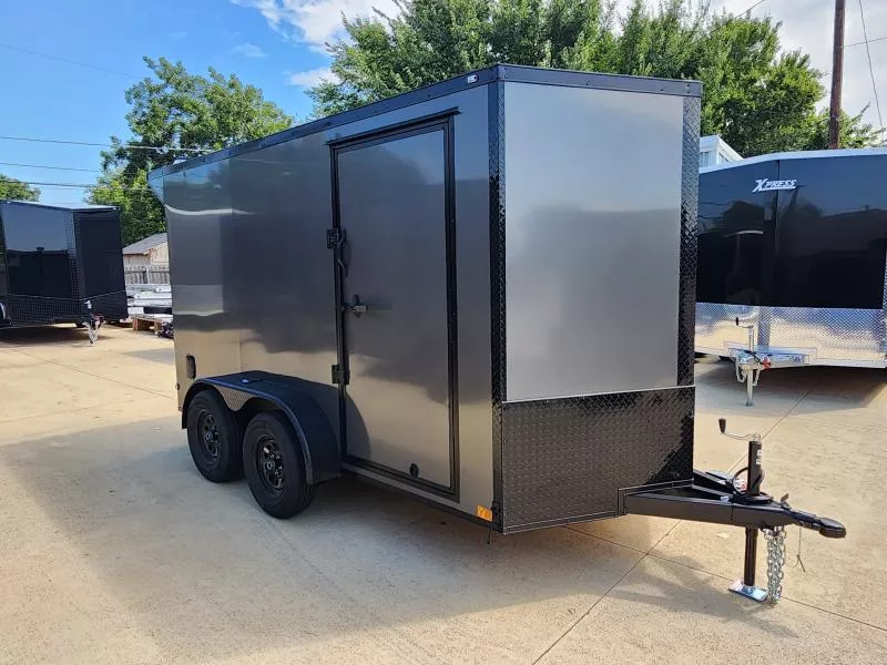 2026 New 6x12 TA Screwless Enclosed Trailer | Blackout | Spoiler Package | .08 Polycor