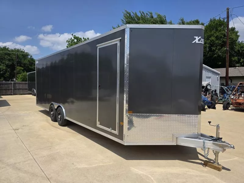 2025 ALCOM Xpress XLT 8.5x24 Aluminum Screwless Enclosed Car Hauler | 7'4" Interior | 4-Year Nationwide Warranty!