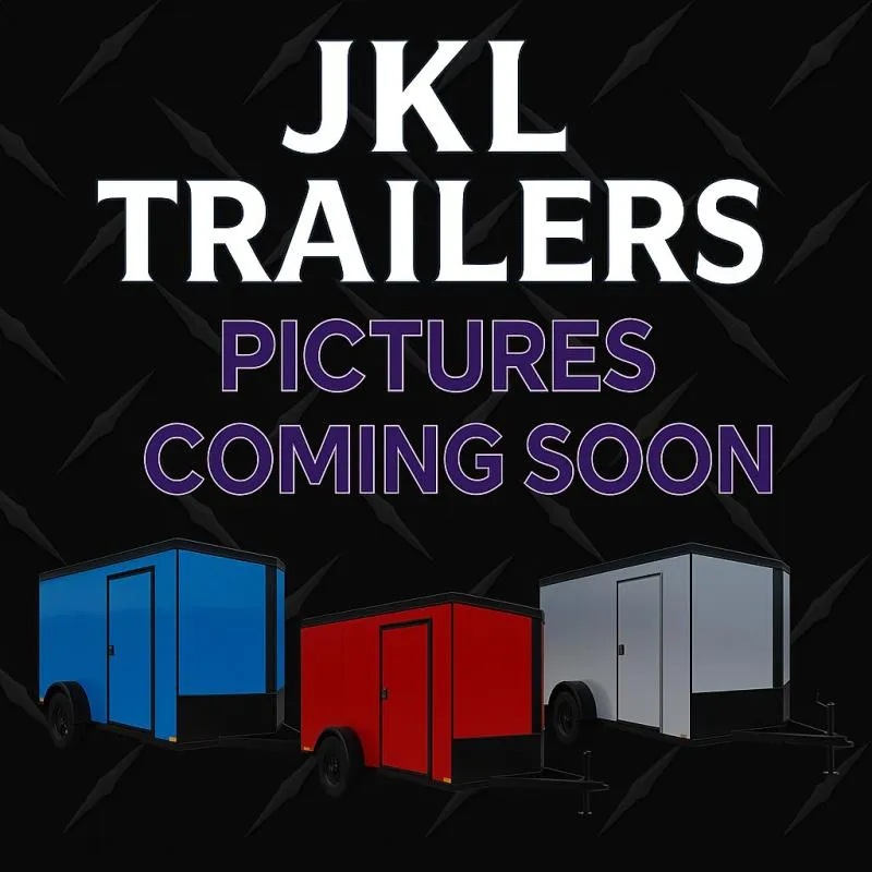 2026 New 6x12 TA Screwless Enclosed Trailer | Blackout | Spoiler Package | .08 Polycor | Dexter Axles | 967