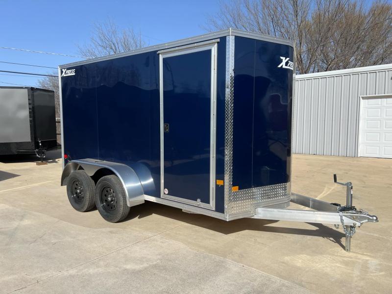 2025 Alcom Xpress XLT 6X12 TA Aluminum Screwless Enclosed Trailer | 4-Year Nationwide Warranty!