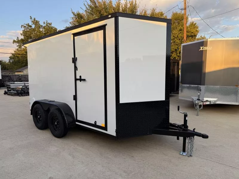 2026 New 6x12 TA Screwless Enclosed Trailer | Blackout | Spoiler Package | Barn Doors | .08 Polycor | 893