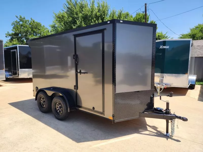 2026 New 6x12 TA Screwless Enclosed Trailer | Blackout | Spoiler Package | .08 Polycor