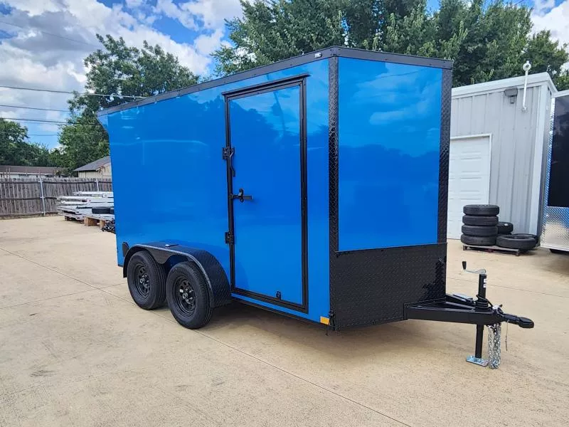 2026 New 6x12 TA Screwless Enclosed Trailer | Blackout | Spoiler Package | .08 Polycor