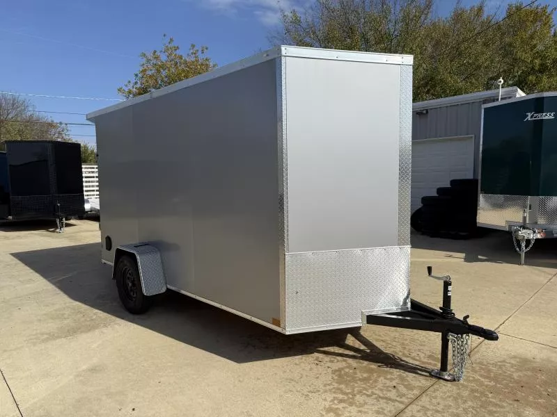 2026 New 6x12 SA Screwless Enclosed Trailer | Spoiler Package | Barn Doors | .08 Polycor | 910