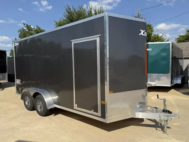 2026 ALCOM Xpress XLT 7x16 TA Aluminum Screwless Enclosed Trailer | 7'1" Interior | 4-Year Nationwide Warranty | #816