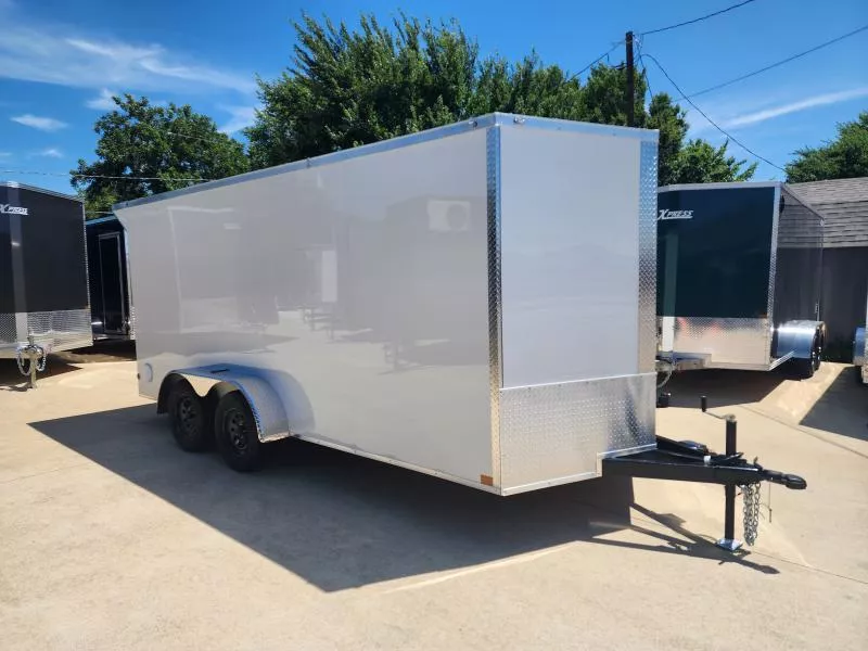 2026 New 7x16 Screwless Enclosed Trailer | Spoiler Package | .08 Polycor