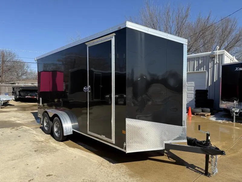 2026 New American Hauler 7x16 TA Screwless Enclosed Trailer | Spoiler Package | 7' Interior | UTV Package | 3-Year Nationwide Warranty! | 968