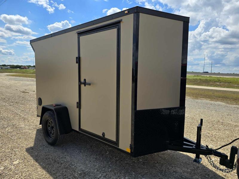 2024 New 5X10 SA Screwless Enclosed Trailer | Blackout | Spoiler Package | .08 Polycor