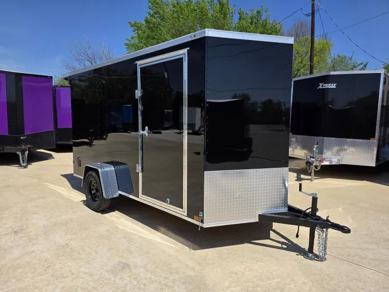 2026 New 6x12 SA Semi-Screwless Enclosed Trailer | Spoiler Package | .08 Polycor | Dexter Axle | 1048