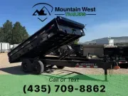 2027 Iron Bull Trailers 8X14-14.9K Deck Over Dump Trailer 
