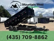 2027 Iron Bull Trailers 7X14-14.9K Telescopic Dump Trailer W/ 3Ft Side Walls 