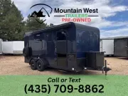 2025 Raynger ELEVATE 7X18 Enclosed Toy Hauler Camper Trailer 