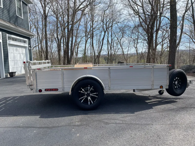 2023 Primo Aluminum Utility Trailer with 18" Solid Rails